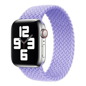Монобраслет на Apple Watch Braided Solo Loop (Glycine, 42mm, 44mm, 45mm, 46mm, 49mm M)