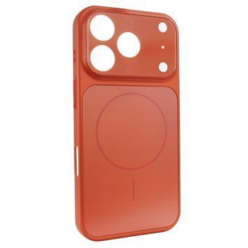 Чохол для iPhone 17 Pro : Nofelet AG Glass Case with MagSafe &ndash; Orange