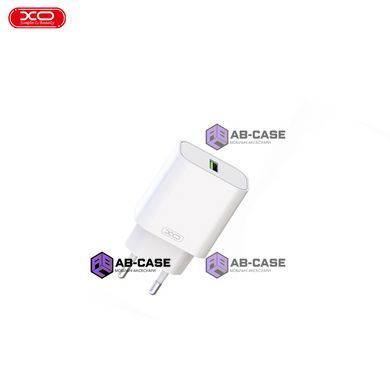 Зарядное устройство 18W (1 USB) XO L103 QC3.0 (White)