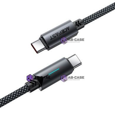 Кабель 60W (Type-C to Type-C) ACEFAST C19-03 &ndash; Black (1.2m)
