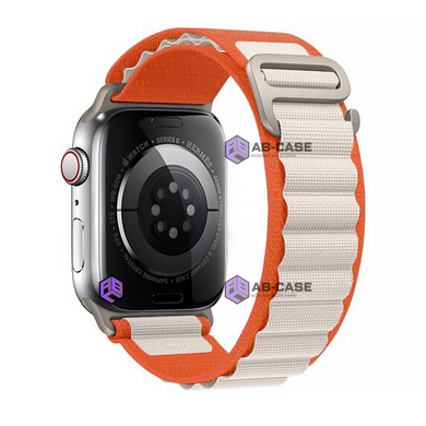 Ремешок Alpine Loop для Apple Watch 42|44|45|49 Orange-White