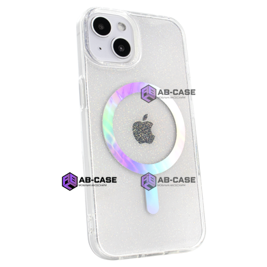 Чехол для iPhone 13 прозрачный Diamond Case with MagSafe