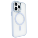 Чохол матовий для iPhone 14 Pro MATT Crystal Guard with MagSafe напівпрозорий Sierra Blue