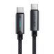 Кабель 60W (Type-C to Type-C) ACEFAST C19-03 &ndash; Black (1.2m) 1