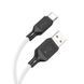 Кабель HOCO (USB to Type-C) 3A X90 Cool &ndash; White (1m) 1