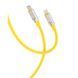 Кабель XO (Type-C to Lightning) PD 27W NB-Q252A &ndash; Жовтий (1m)