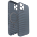 Чехол для iPhone 14 Pro PC Carbon with MagSafe Navy Blue