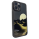 Чехол для iPhone 14 Pro Print Nature Desert с защитными линзами на камеру Black