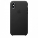 Чохол для iPhone XS MAX Leather Case PU Black