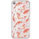 Чехол прозрачный Print Fishies для iPhone SE2 Рыбки