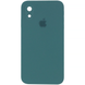 Чохол Silicone Case FULL CAMERA (square side) (на iPhone Xr) (Pine Green)