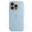 Чехол Silicone Case with MagSafe (iPhone 15 Pro, Light Blue)