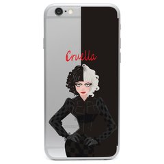 Чехол прозрачный Print Круэлла для iPhone 6/6s Cruella