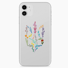 Чохол патріотичний Квітковий Тризуб на iPhone 12 Mini Герб