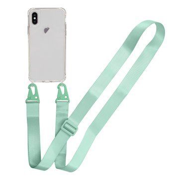 Прозорий чохол для iPhone Xs Max з ремінцем Crossbody - Avocado