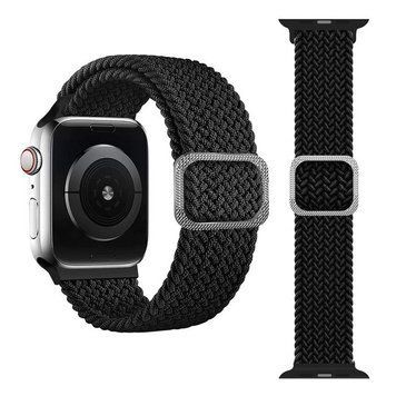 Регулируемый монобраслет на Apple Watch Braided Solo Loop (Black, 38mm, 40mm, 41mm, [42mm Series 10/11])