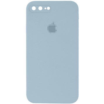 Чохол Silicone Case FULL CAMERA (square side) (на iPhone 7/8 PLUS) (Lilac)