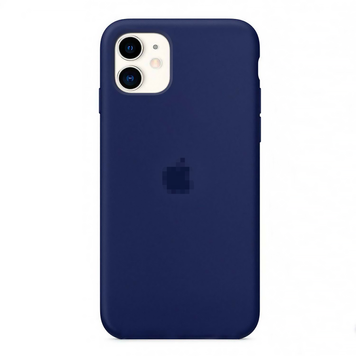 Чехол Silicone Case для iPhone 11 FULL (№8 Midnight Blue)