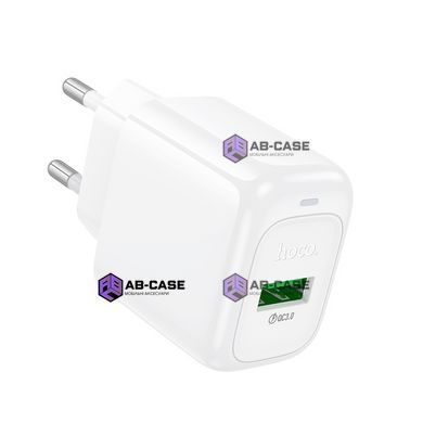 Зарядний пристрій 18W (1 USB) Hoco CS52A Surplus QC3.0 (White)