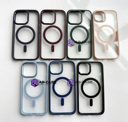 Чехол для iPhone 15 Plus Crystal Guard with MagSafe Marsala