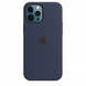 Чехол Silicone Case для iPhone 12 pro Max FULL (№8 Midnight Blue)