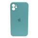 Чехол Silicone Case FULL CAMERA (square side) (для iPhone 11) (Sea Blue)