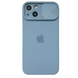 Чохол Silicone with Logo hide camera, для iPhone 13 (Faraway Blue)