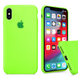 Чохол Silicone Case на iPhone X/Xs FULL (№66 Neon Green)