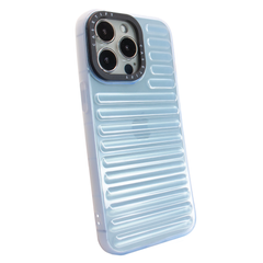 Чехол силиконовый Puffer для iPhone 14 Pro Max Sky Blue