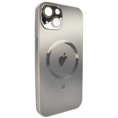 Чехол для iPhone 14 - AG Titanium Case with MagSafe с защитой камеры Gray