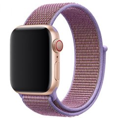 Ремінець на Apple Watch Nylon Loop нейлоновий (38mm, 40mm, 41mm, Lilac)