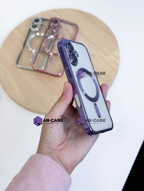 Чохол для iPhone 16 Shining With MagSafe із захисними лінзами на камеру - Purple