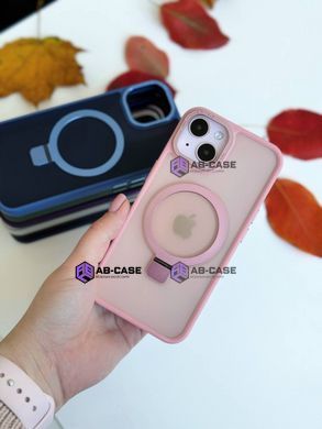 Чохол для iPhone 12|12 Pro NEW Matte Guard with MagSafe з підставкою Pink