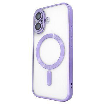 Чохол для iPhone 16 Shining With MagSafe із захисними лінзами на камеру - Purple