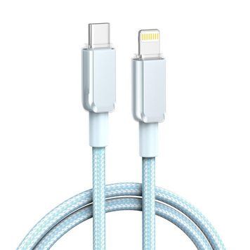Кабель XO (Type-C to Lightning) PD 27W NB-Q250A &ndash; Синій (1m)