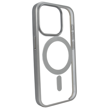 Чохол для iPhone 14 Pro Max матовий Clear case with MagSafe Titanium Primary