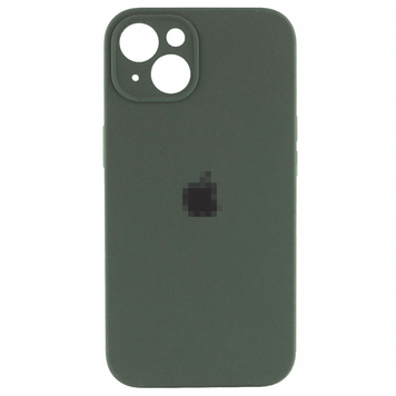Чохол Silicone Сase для iPhone 15 Plus Full Camera №70 Cyprus green