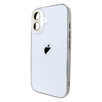 Чехол для iPhone 16 : AG-PC Glass &ndash; White