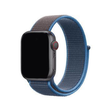 Ремінець для Apple Watch Nylon Loop нейлоновий (42mm, 44mm, 45mm, 46mm, 49mm, Surf Blue)