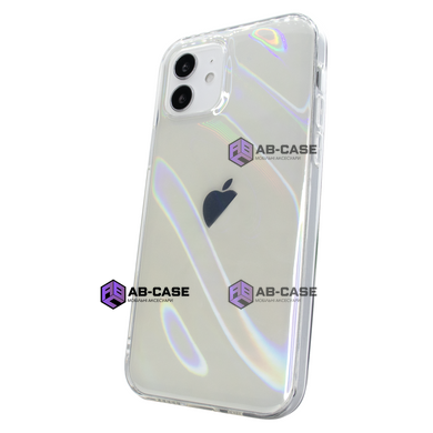 Чехол прозрачный для iPhone 12/12 Pro Hologram Case Rainbow