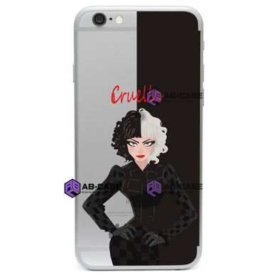 Чехол прозрачный Print Круэлла для iPhone 6 Plus/6s Plus Cruella