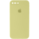 Чохол Silicone Case FULL CAMERA (square side) (на iPhone 7/8 PLUS) (Mellow Yellow)