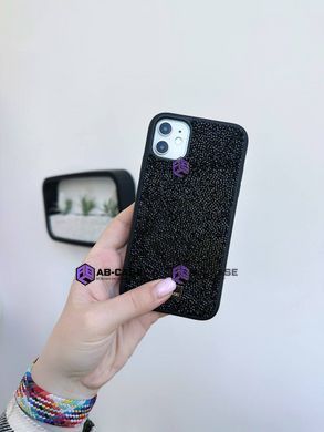 Чохол Svarowski для iPhone 12|12 Pro із стразами Black