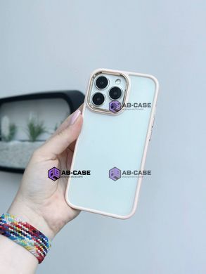 Чехол матовый для iPhone 13 Pro MATT Crystal Guard Case Pink Sand