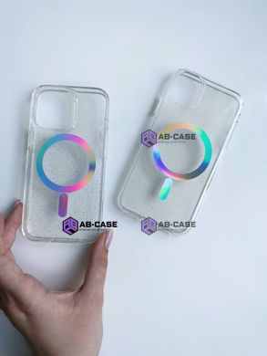 Чохол для iPhone 14 прозорий Diamond Case with MagSafe