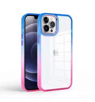 Чохол Crystal Guard Gradient, для iPhone 13 (Blue-Pink)