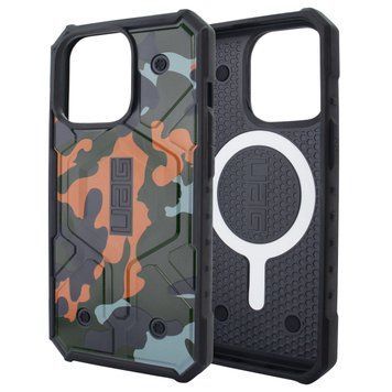 Чохол для iPhone 13 Pro : UAG with MagSafe камуфляжний (Orange-Green)