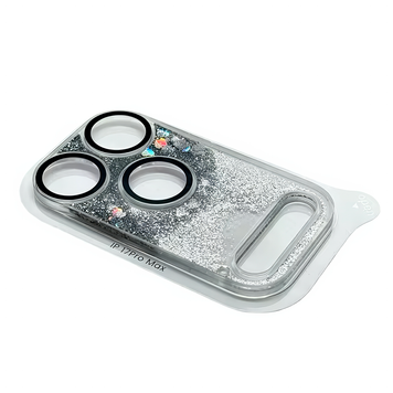 Захист на камеру iPhone 17 Pro Max : Glitter Camera Protector - Silver