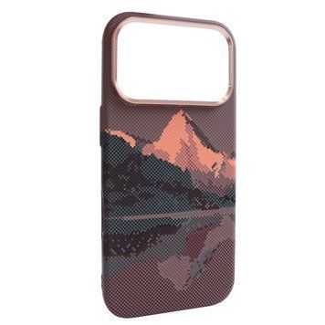 Чохол для iPhone 17 Pro LUXO with Magnetic - Pixel Mountain Sunset