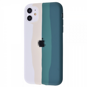 Чохол райдужний Rainbow на iPhone 11 Pro Green